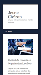 Mobile Screenshot of jeuneciceron.fr
